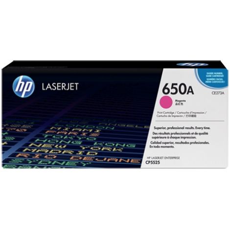 Toner HP CE273A (650A), bíborvörös (magenta), eredeti