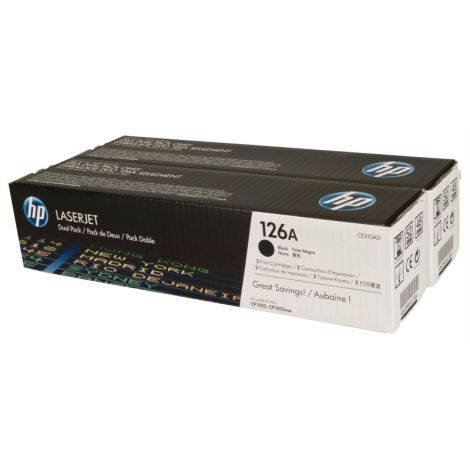 Toner HP CE310AD (126A), kettős csomagolás, fekete (black), eredeti