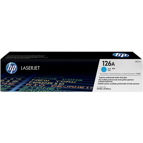 Toner HP CE311A (126A), azúr (cyan), eredeti