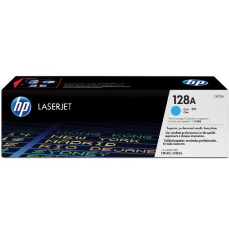 Toner HP CE321A (128A), azúr (cyan), eredeti