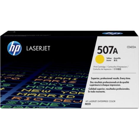 Toner HP CE402A (507A), sárga (yellow), eredeti