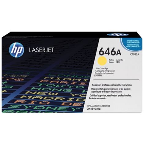 Toner HP CF032A (646A), sárga (yellow), eredeti