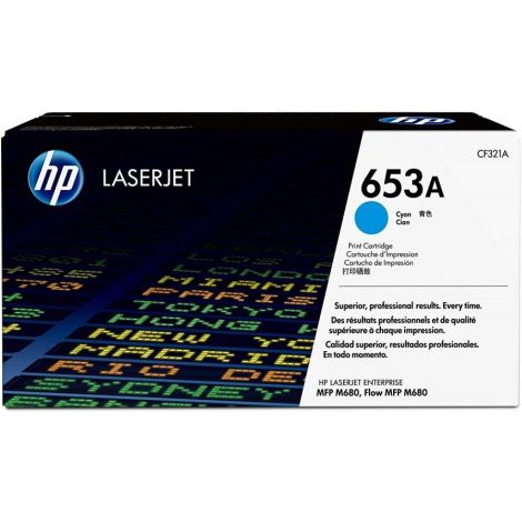 Toner HP 652A, CF321A, azúr (cyan), eredeti