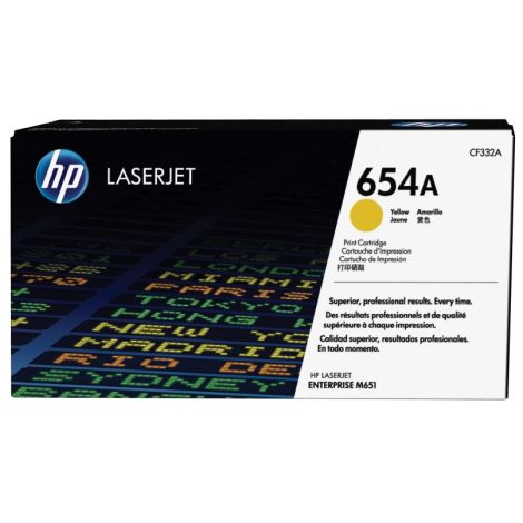 Toner HP CF332A (654A), sárga (yellow), eredeti