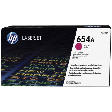 Toner HP CF333A (654A), bíborvörös (magenta), eredeti