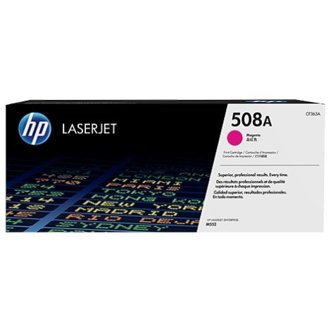 Toner HP CF363A (508A), bíborvörös (magenta), eredeti