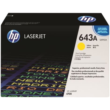 Toner HP Q5952A (643A), sárga (yellow), eredeti