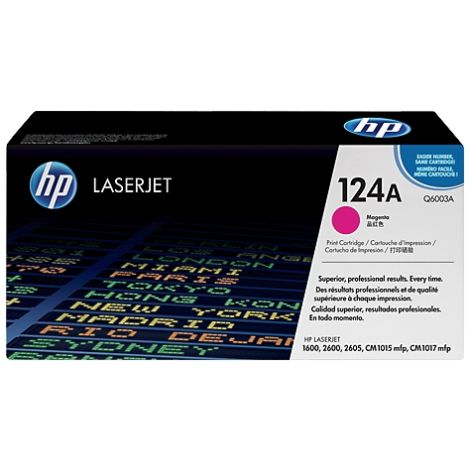 Toner HP Q6003A (124A), bíborvörös (magenta), eredeti