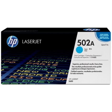 Toner HP Q6471A (502A), azúr (cyan), eredeti