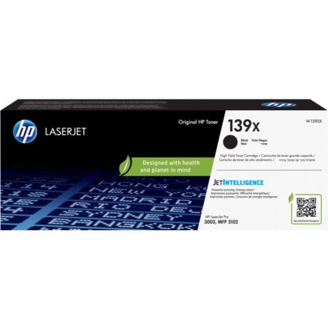 Toner HP 139X, W1390X, fekete (black), eredeti