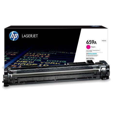 Toner HP 659A, W2013A, bíborvörös (magenta), eredeti