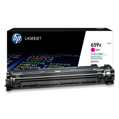 Toner HP 659X, W2013X, bíborvörös (magenta), eredeti