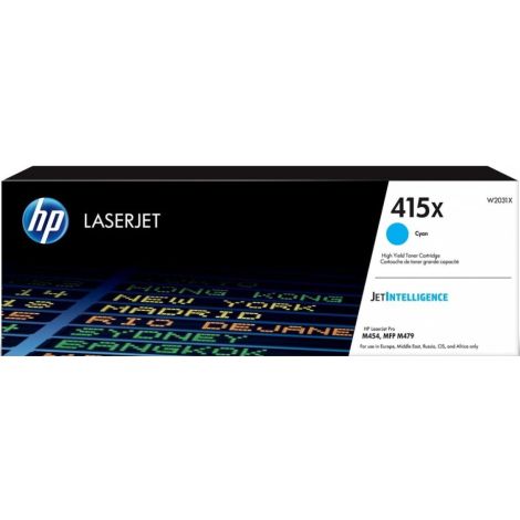 Toner HP W2031X (415X), azúr (cyan), eredeti