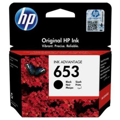 HP 653, 3YM75AE tintapatron, fekete (black), eredeti