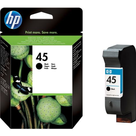 HP 45 (51645AE) tintapatron, fekete (black), eredeti