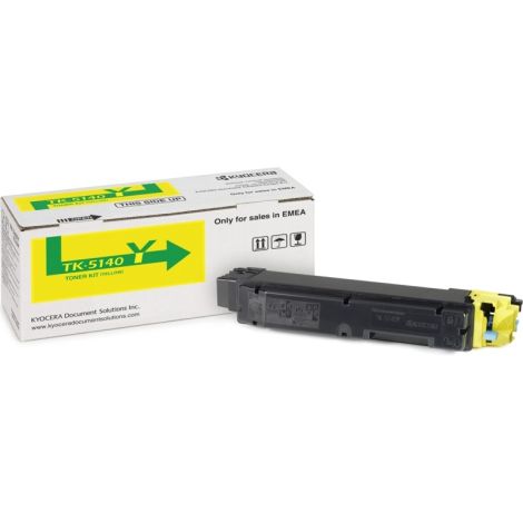 Toner Kyocera TK-5140Y, sárga (yellow), eredeti