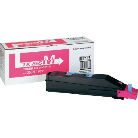 Toner Kyocera TK-865M, bíborvörös (magenta), eredeti