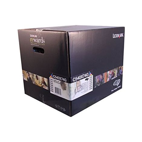 Dobegység Lexmark C540X74G (C540, C543, C544, X543, X544), CMYK, štvorbalenie, developer , többszínű, eredeti