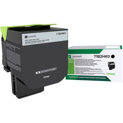 Toner Lexmark 71B2HK0 (CS417, CS517), fekete (black), eredeti