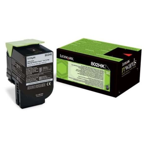 Toner Lexmark 802HK, 80C2HK0 (CX410, CX510), fekete (black), eredeti