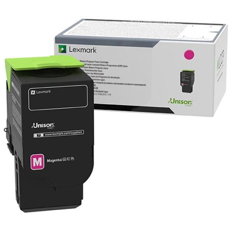 Toner Lexmark C240X30 (C2425, MC2425), bíborvörös (magenta), eredeti