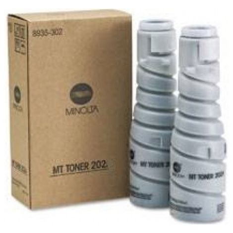 Toner Konica Minolta TN202B, 8935304, kettős csomagolás, fekete (black), eredeti