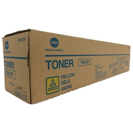 Toner Konica Minolta TN210Y, 8938510, sárga (yellow), eredeti