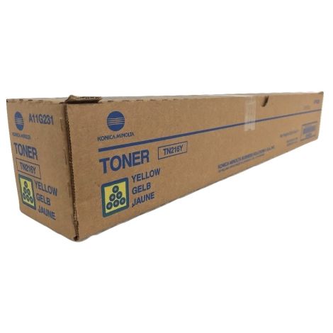 Toner Konica Minolta TN216Y, A11G251, sárga (yellow), eredeti