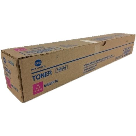 Toner Konica Minolta TN221M, A8K3350, bíborvörös (magenta), eredeti