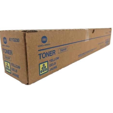 Toner Konica Minolta TN319Y, A11G250, sárga (yellow), eredeti