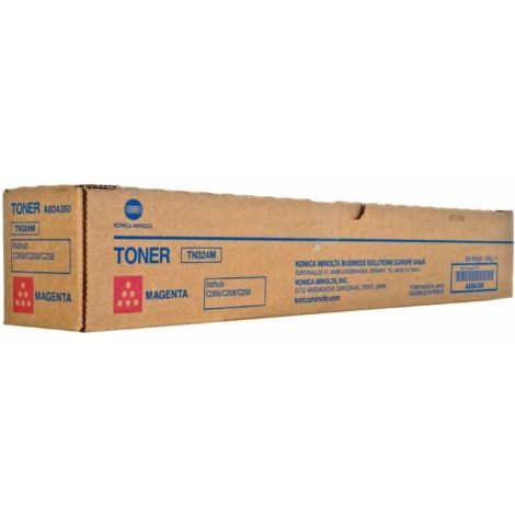 Toner Konica Minolta TN324M, A8DA350, bíborvörös (magenta), eredeti