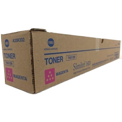 Toner Konica Minolta TN512M, A33K352, bíborvörös (magenta), eredeti