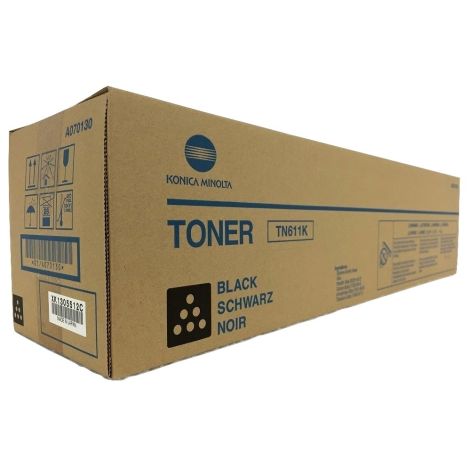 Toner Konica Minolta TN611K, A070150, fekete (black), eredeti