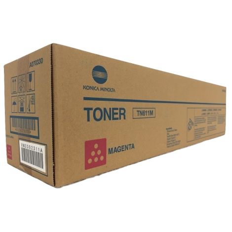 Toner Konica Minolta TN611M, A070350, bíborvörös (magenta), eredeti