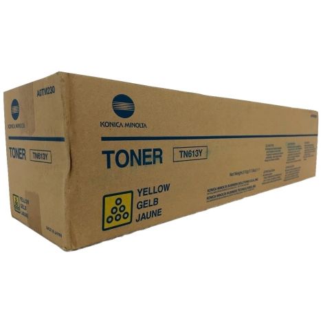 Toner Konica Minolta TN613Y, A0TM250, sárga (yellow), eredeti