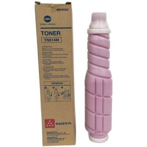 Toner Konica Minolta TN614M, A0VW354, bíborvörös (magenta), eredeti