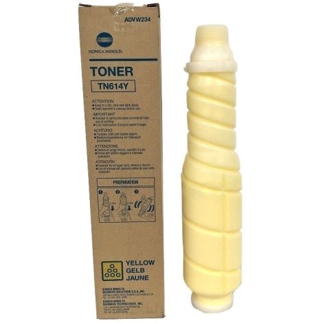 Toner Konica Minolta TN614Y, A0VW254, sárga (yellow), eredeti