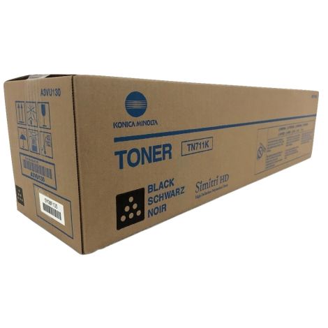 Toner Konica Minolta TN711K, A3VU150, fekete (black), eredeti