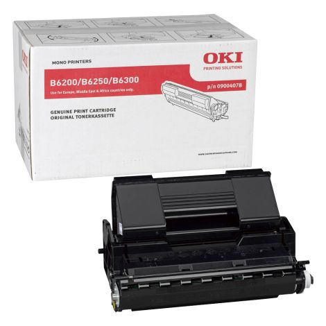 Toner OKI 09004078 (B6200, B6250, B6300), fekete (black), eredeti