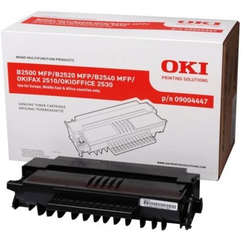 Toner OKI 09004447 (B2500, B2520, B2540), fekete (black), eredeti