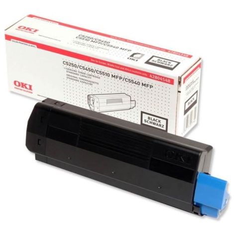 Toner OKI 42804548 (C5250, C5450, C5500, C5510, C5540), fekete (black), eredeti