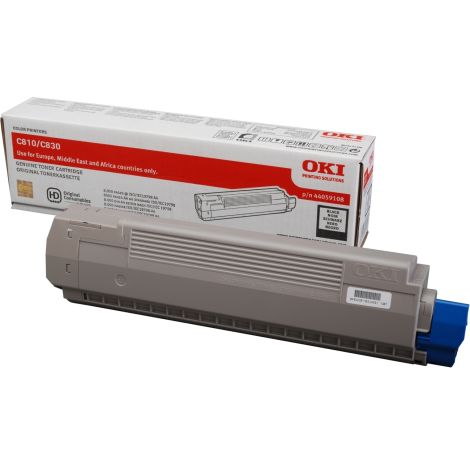 Toner OKI 44059108 (C810, C830), fekete (black), eredeti