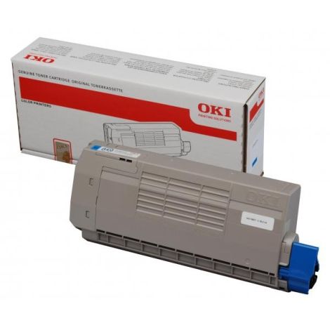 Toner OKI 44318607 (C710, C711), azúr (cyan), eredeti