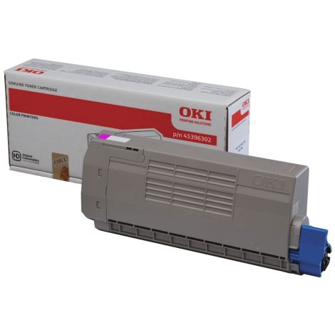 Toner OKI 45396302 (MC760, MC770, MC780), bíborvörös (magenta), eredeti