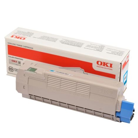 Toner OKI 46507507, C612, azúr (cyan), eredeti