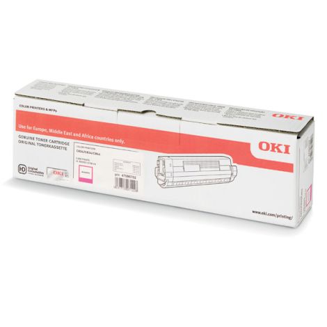 Toner OKI 47095702, C824, C834, C844, bíborvörös (magenta), eredeti