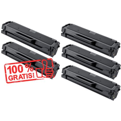 Toner 4 x Samsung MLT-D111L + MLT-D111L INGYENES, fekete (black), alternatív