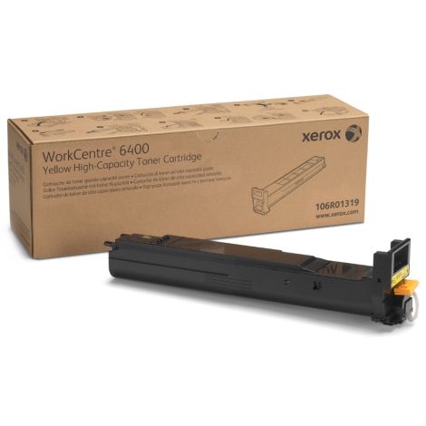 Toner Xerox 106R01319 (6400), sárga (yellow), eredeti